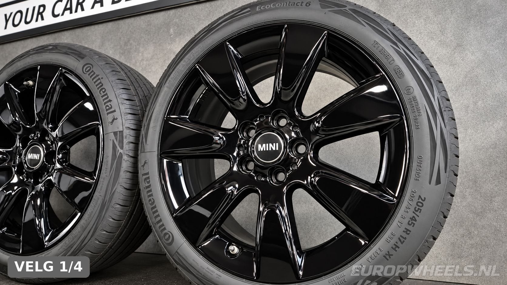 17 inch MINI F55 F56 F57 velgen nieuwe zomerbanden, Auto-onderdelen, Gebruikt, -, -, Banden en Velgen