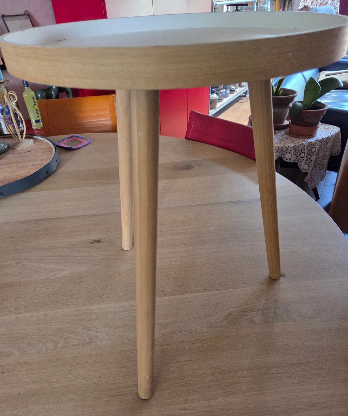 Bijzettafeltje, Ophalen, 50 tot 100 cm, Rond, Tot twee personen
