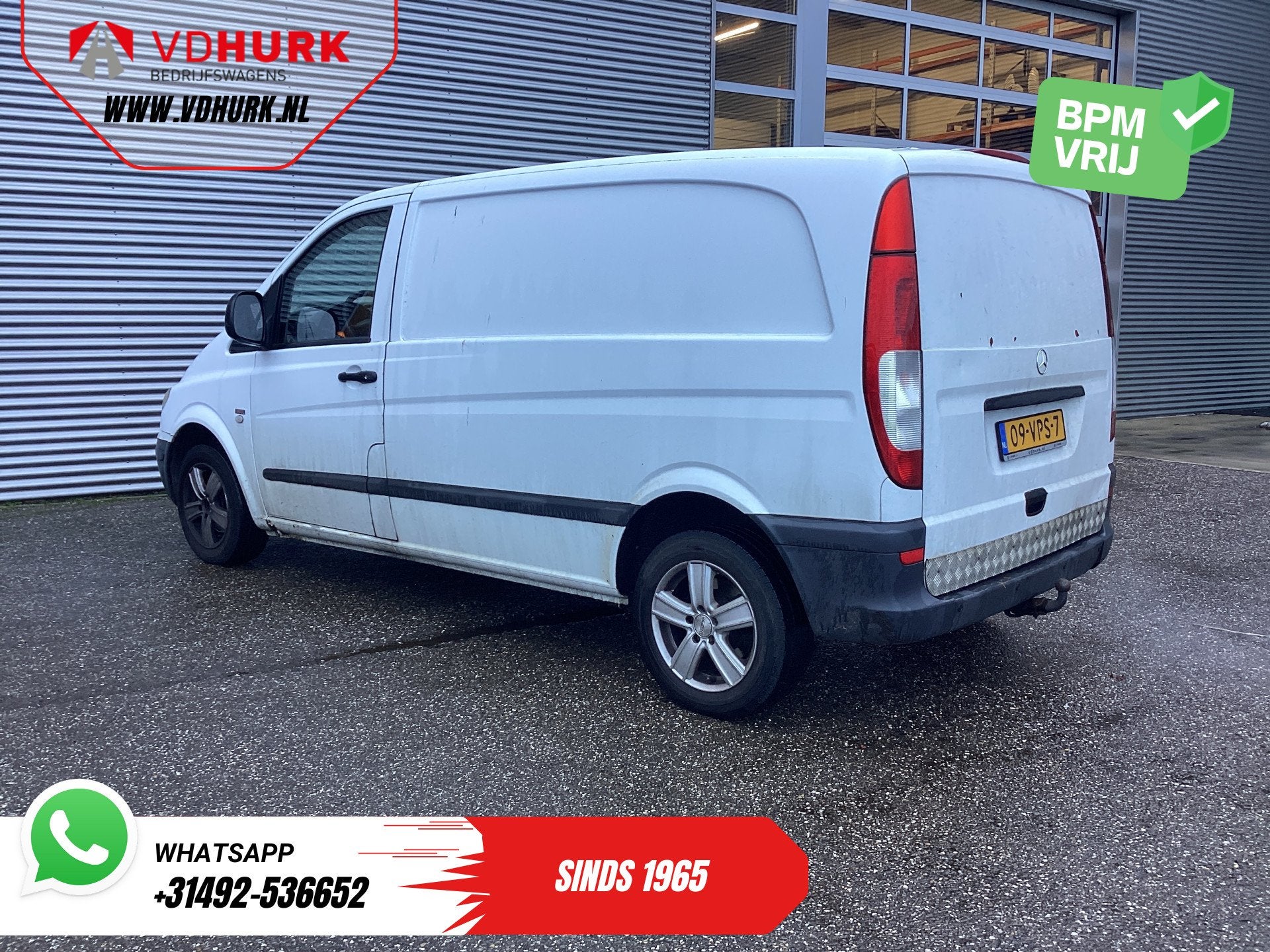 Mercedes-Benz Vito 109 CDI EXPORT NL Auto/ Airco/ 16”LMV/, Auto's, Gebruikt, 4 cilinders, 2000 kg, Wit