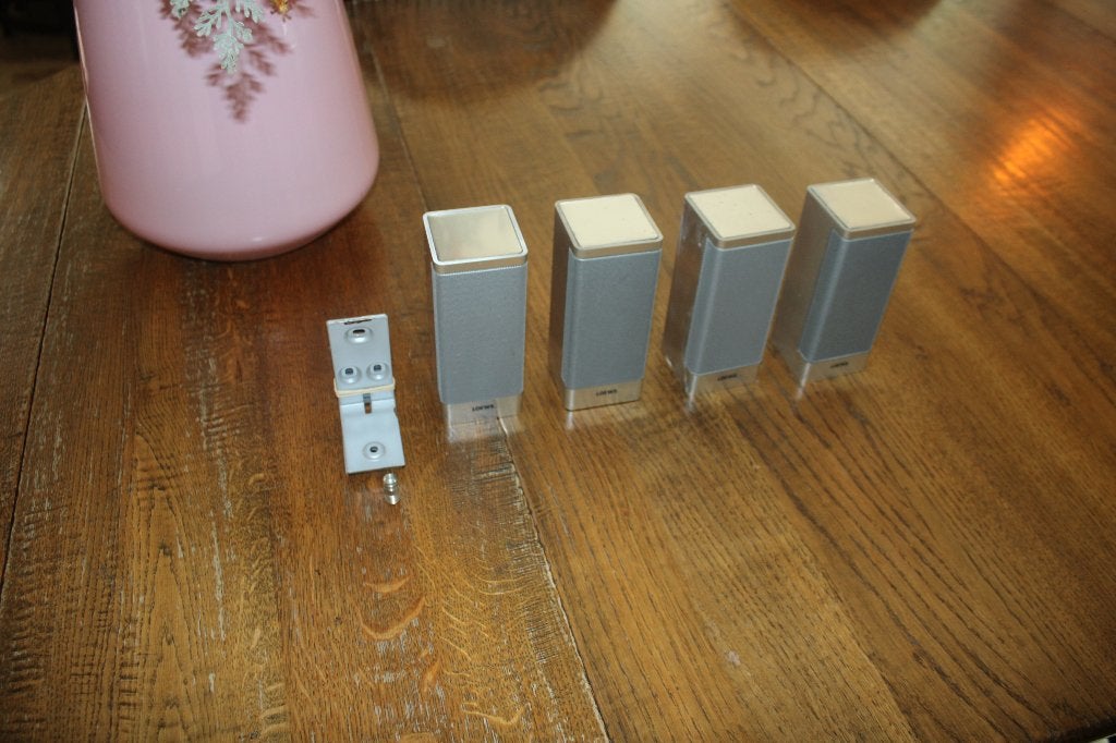 loewe speakers 89641 Vier stuks, Overige merken, Gebruikt, Ophalen of Verzenden, Minder dan 60 watt