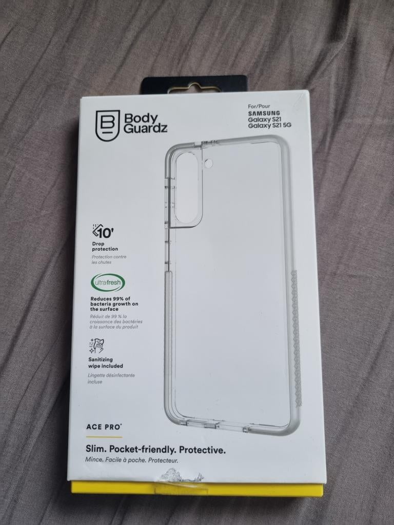BodyGuardz Ace Pro Hoesje voor Samsung Galaxy S21 5G, Ophalen of Verzenden, Nieuw, Overige modellen, Hoesje of Tasje
