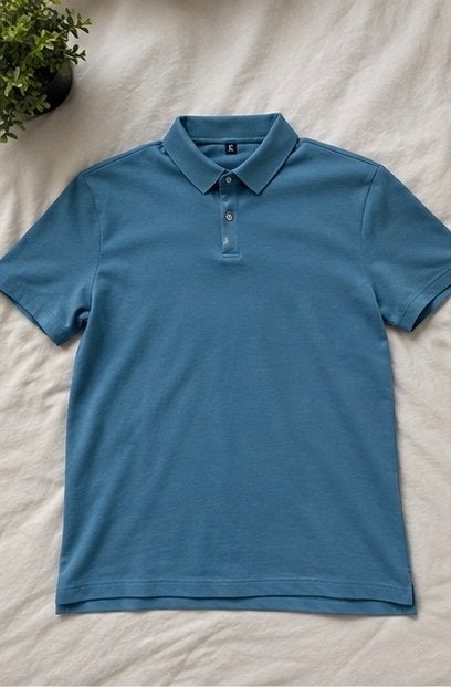 Nette blauwe polo, Kleding | Heren, Verzenden, Zo goed als nieuw, Maat 48/50 (M), Blauw