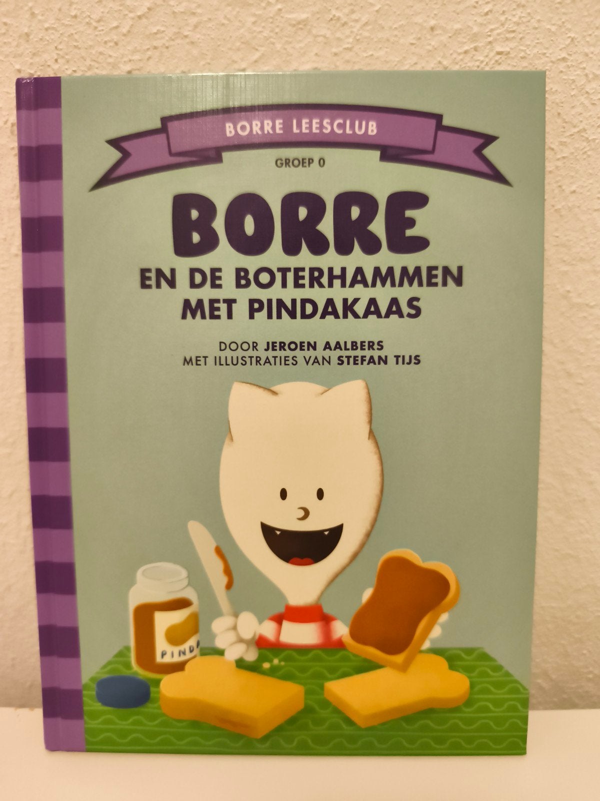 Borre en de boterhammen met pindakaas - Jeroen Aalbers, Fictie algemeen, Jongen of Meisje, Ophalen of Verzenden, Zo goed als nieuw