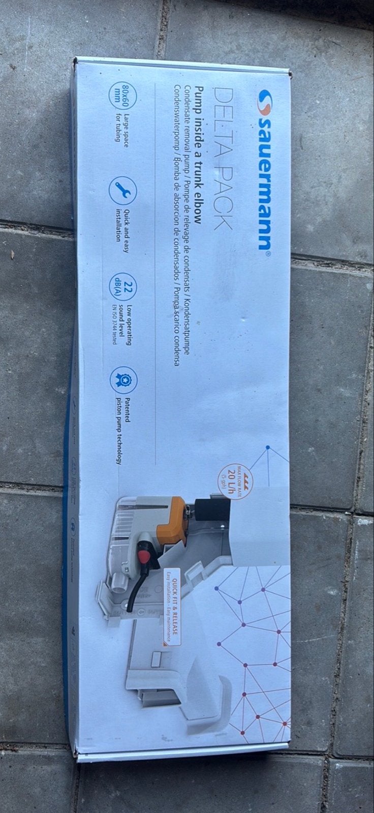 2x Sauermann condenspomp Delta Pack nieuw voor airco's, Ophalen of Verzenden, Nieuw