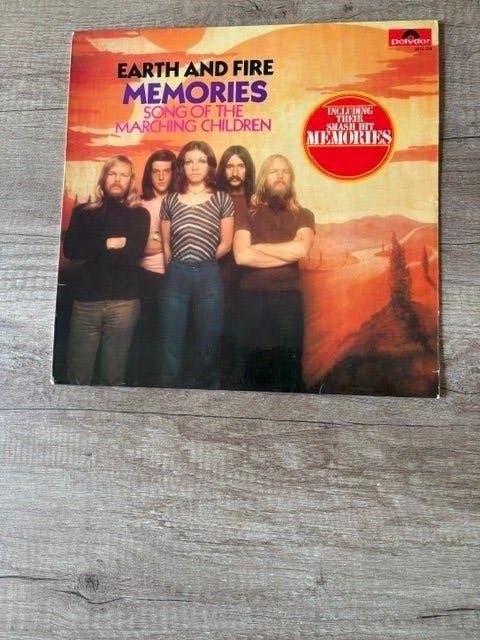 LP Earth And Fire - Memories ( Marching Children) - 1972, Ophalen of Verzenden, Gebruikt, Rock, LP