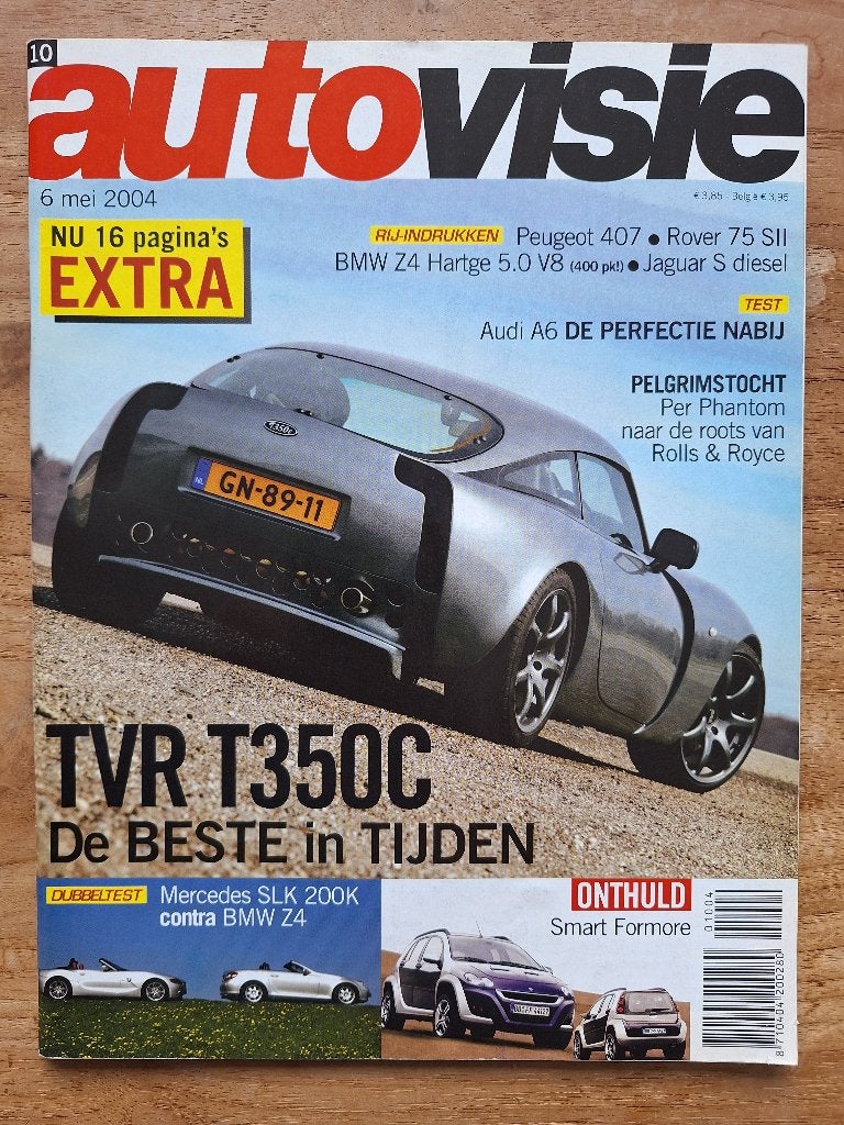 Autovisie 10 2004 zie foto 2 voor inhoudsopgave, Gelezen, Algemeen, Ophalen of Verzenden, Autovisie