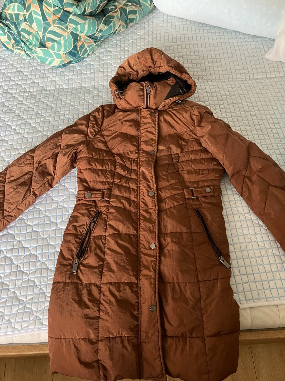 BRANDTEX Dames Winterjas Maat 36 - Zo goed als nieuw, Kleding | Dames, Ophalen, Zo goed als nieuw, Maat 36 (S), Bruin