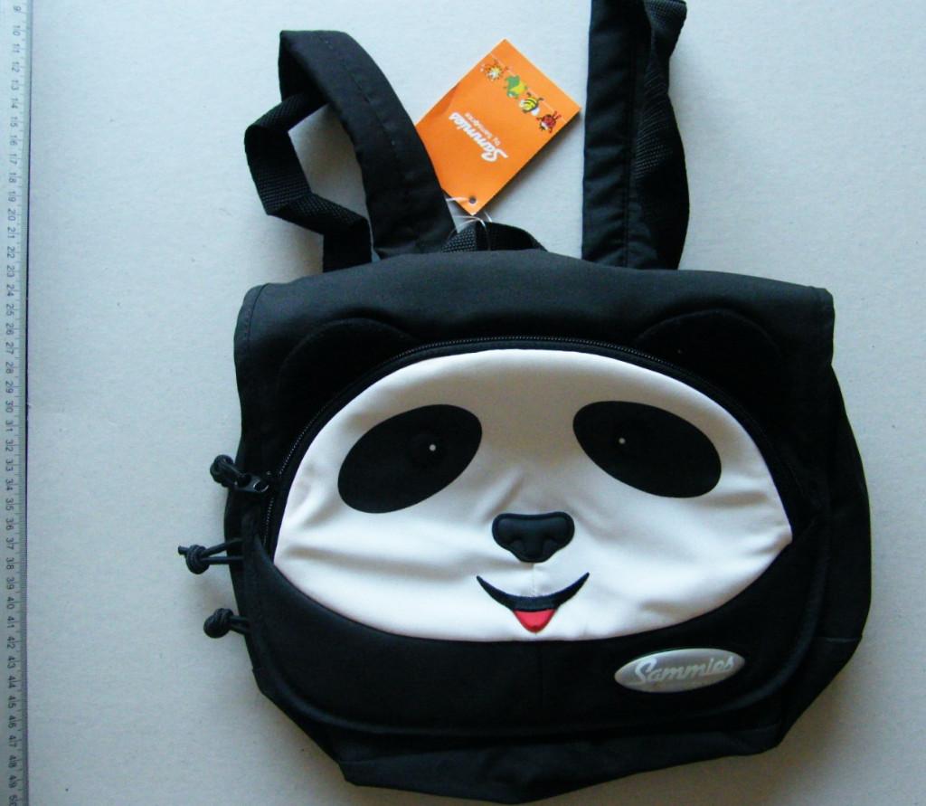 Sammies rugtas panda by Samsonite, Ophalen of Verzenden, Nieuw, Zwart, 30 cm of meer