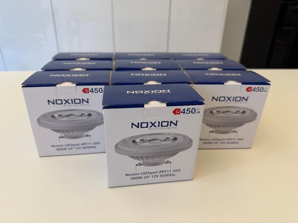 10 x Noxion LED Spot G53 AR111 12V NIEUW, Led-lamp, Nieuw, E27 (groot), Ophalen