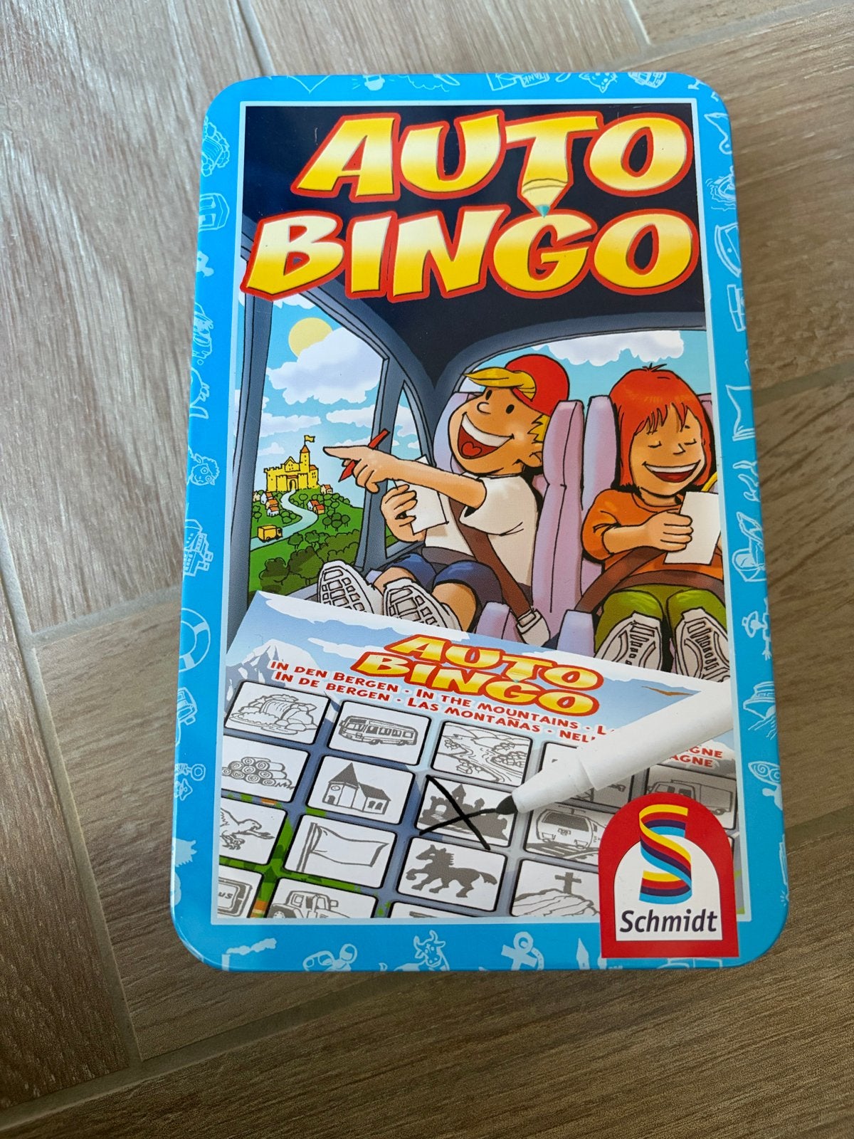 Auto Bingo Reisspel van Schmidt - Zo goed als nieuw, Een of twee spelers, Ophalen, Zo goed als nieuw