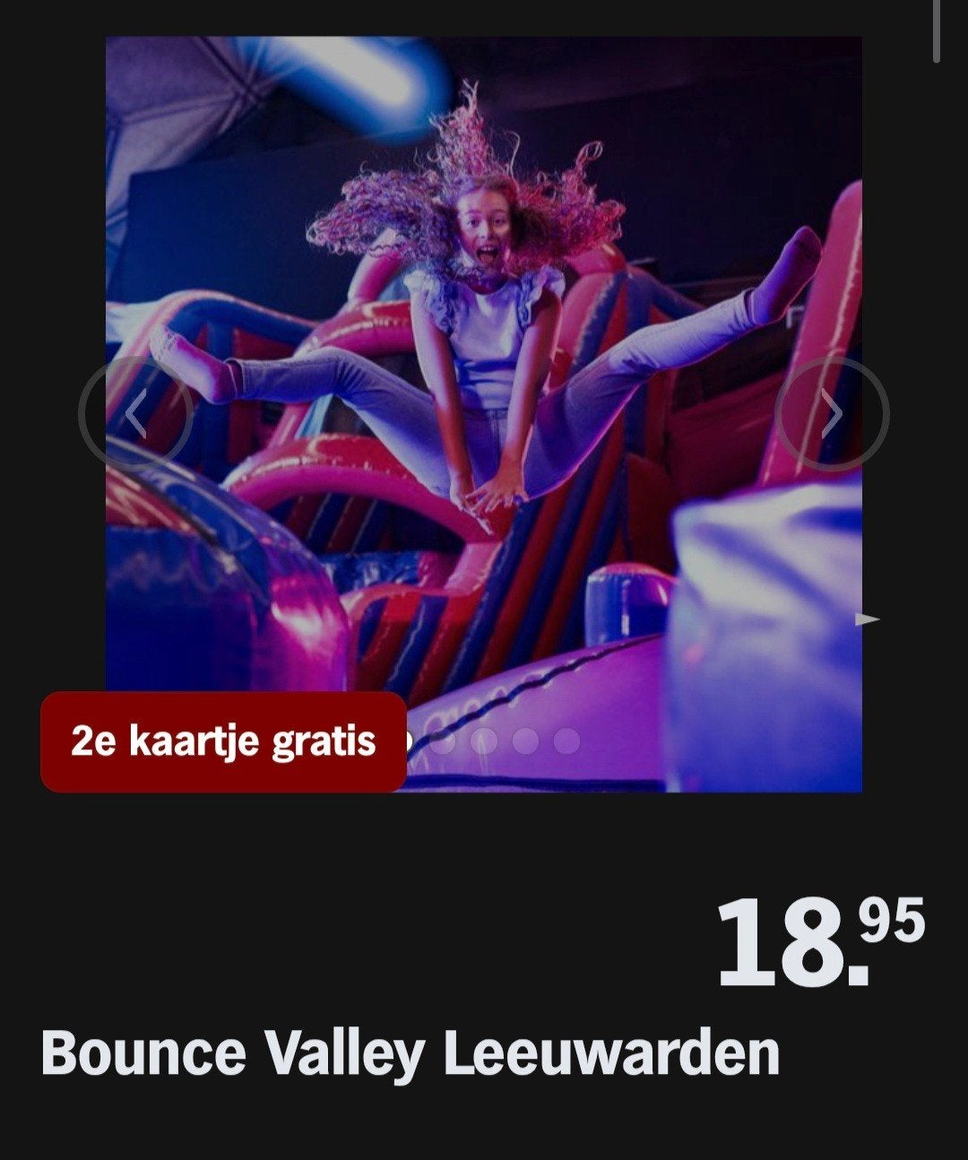 BOUNCE VALLEY LEEUWARDEN ♡ 2e kaartje gratis (AH ACTIE), Overige soorten
