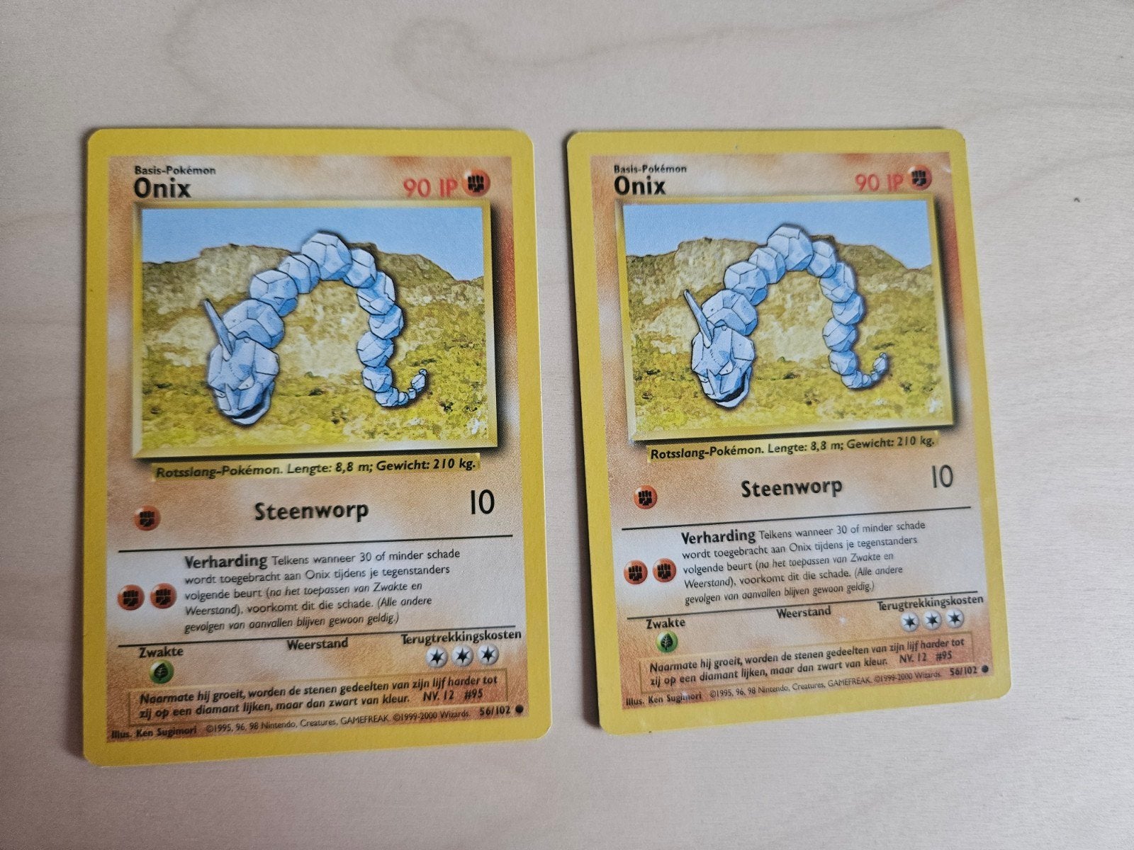 Onix Base Set 56/102 NL, Ophalen of Verzenden, Gebruikt, Losse kaart