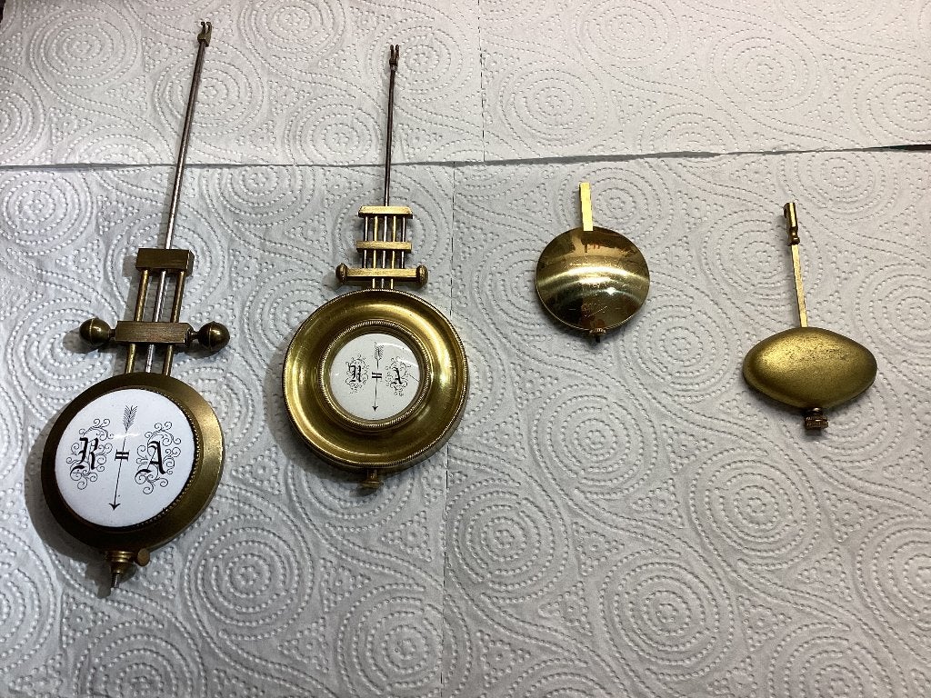 4 stuks Uurwerk Slingers i.z.g.st, Ophalen of Verzenden