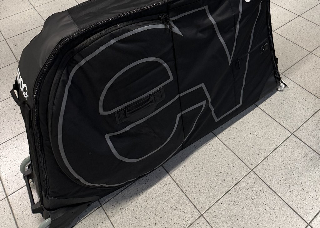 Evoc Road Bike Bag (285L, Zwart) met fietsstandaard, Ophalen, Zo goed als nieuw, Evoc