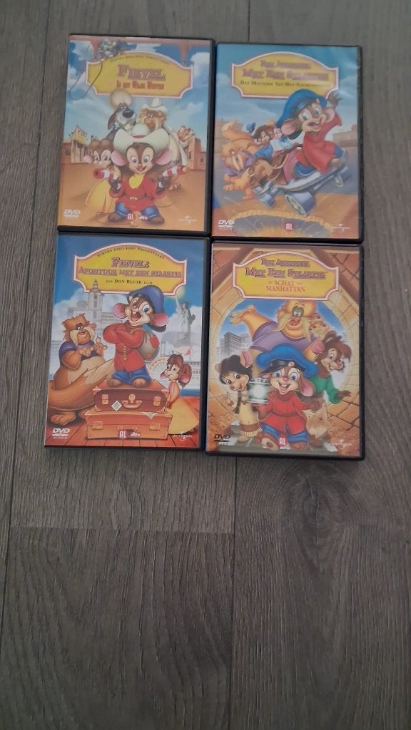vakantie dvd,s  de avonturen van Fievel het muisje, Alle leeftijden, Ophalen of Verzenden, Zo goed als nieuw, Amerikaans