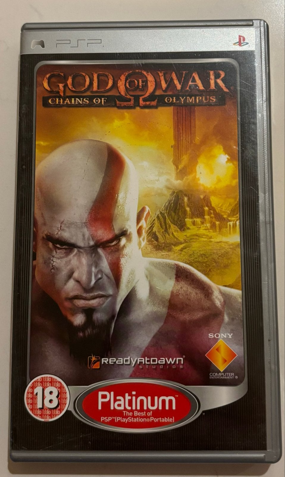 God of War: Chains of Olympus PSP Platinum Edition, Avontuur en Actie, Gebruikt, Vanaf 18 jaar, 1 speler