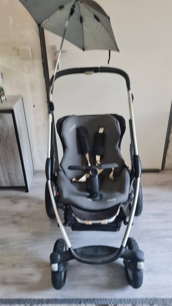 Complete Maxi-Cosi Mura Plus 3 combiwagen., Ophalen, Zo goed als nieuw, Combiwagen, Luchtbanden