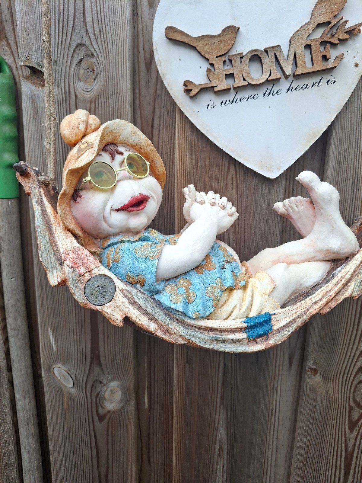 Efteling Laaf beeldje in hangmat - The Laaf Collection, Verzamelen, Efteling, Gebruikt, Beeldje of Poppetje, Ophalen of Verzenden