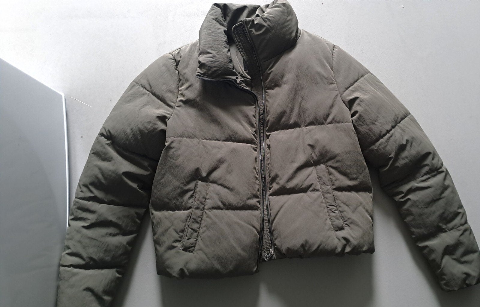 Korte Puffer Jas van ONLY - Maat S, Kleding | Dames, Ophalen of Verzenden, Maat 36 (S), Groen, ONLY