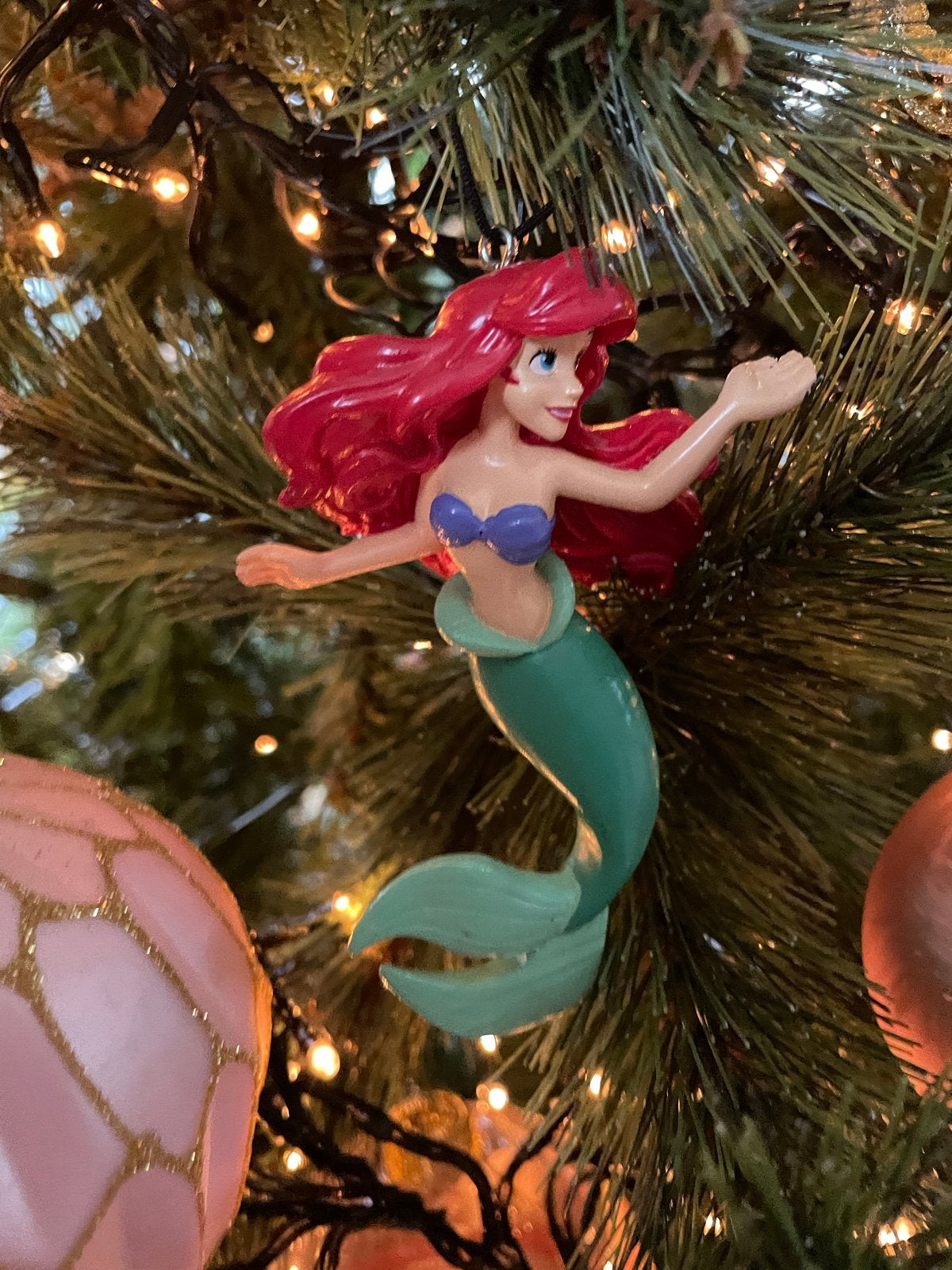 Kerstornament Ariel Disney, Diversen, Ophalen of Verzenden, Zo goed als nieuw