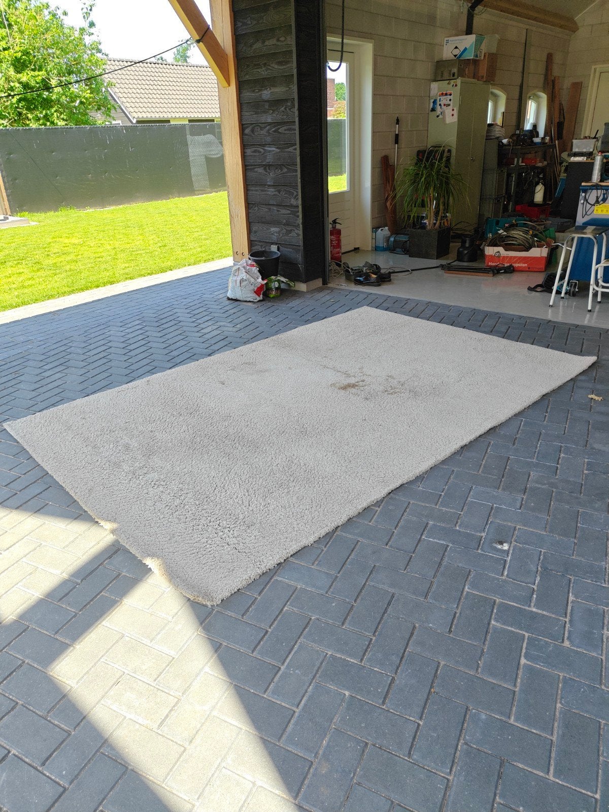 Groot kleed 200*300 met lichte wijnvlek - Gratis afhalen, Huis en Inrichting, Ophalen, Gebruikt, 150 tot 200 cm, 200 cm of meer