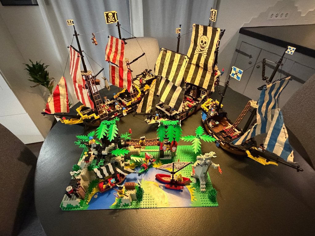 Partij LEGO 80/90: 78 sets met onder andere 6285 6286 6274, Gebruikt, Overige thema's, Lego, Complete set