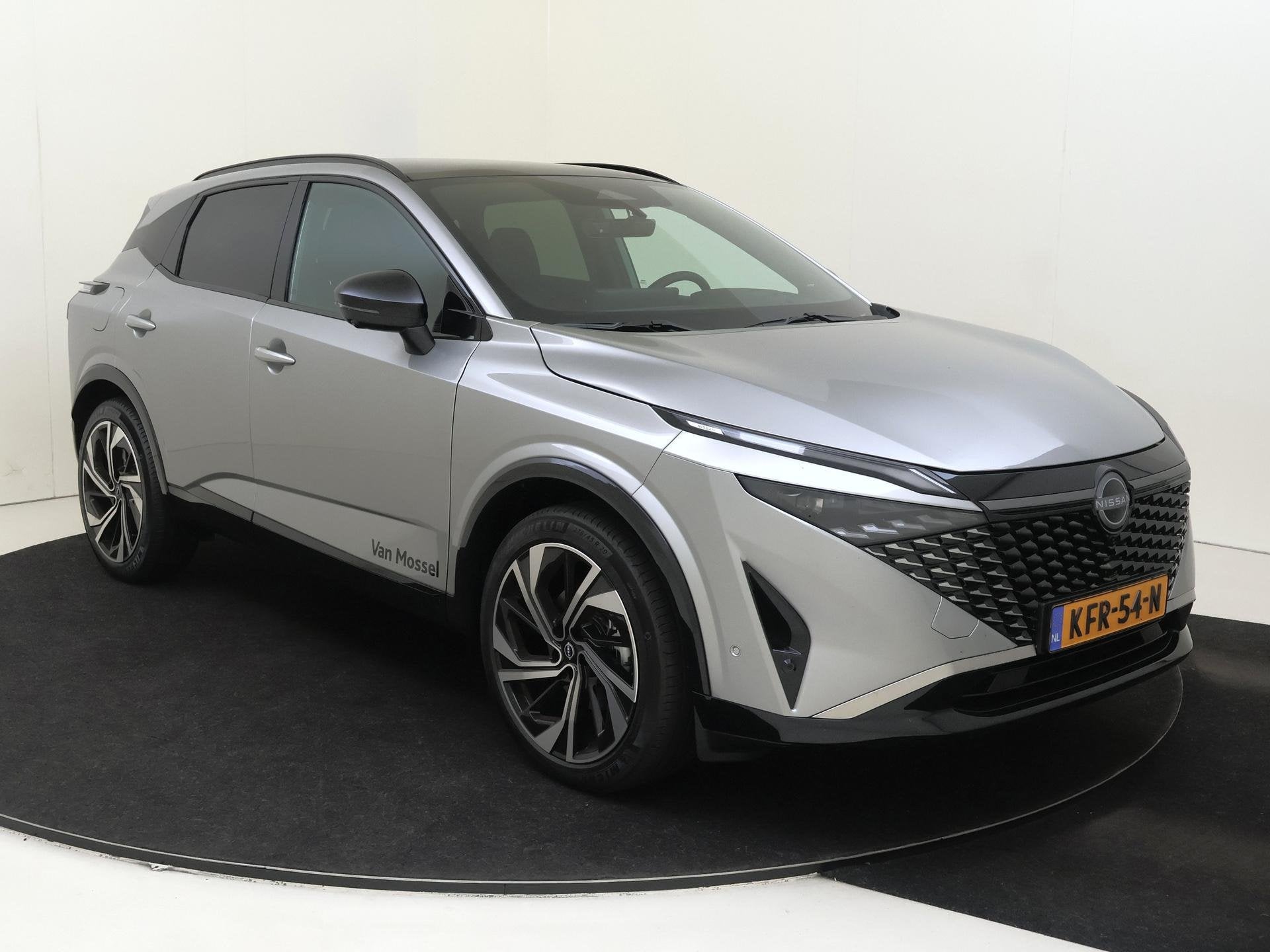 Nissan Qashqai 1.5 e-Power Tekna Plus Black pack Dakrails, o, Auto's, 1498 cc, 2 kWh, Automatische klimaatregeling, Hybride Elektrisch/Benzine