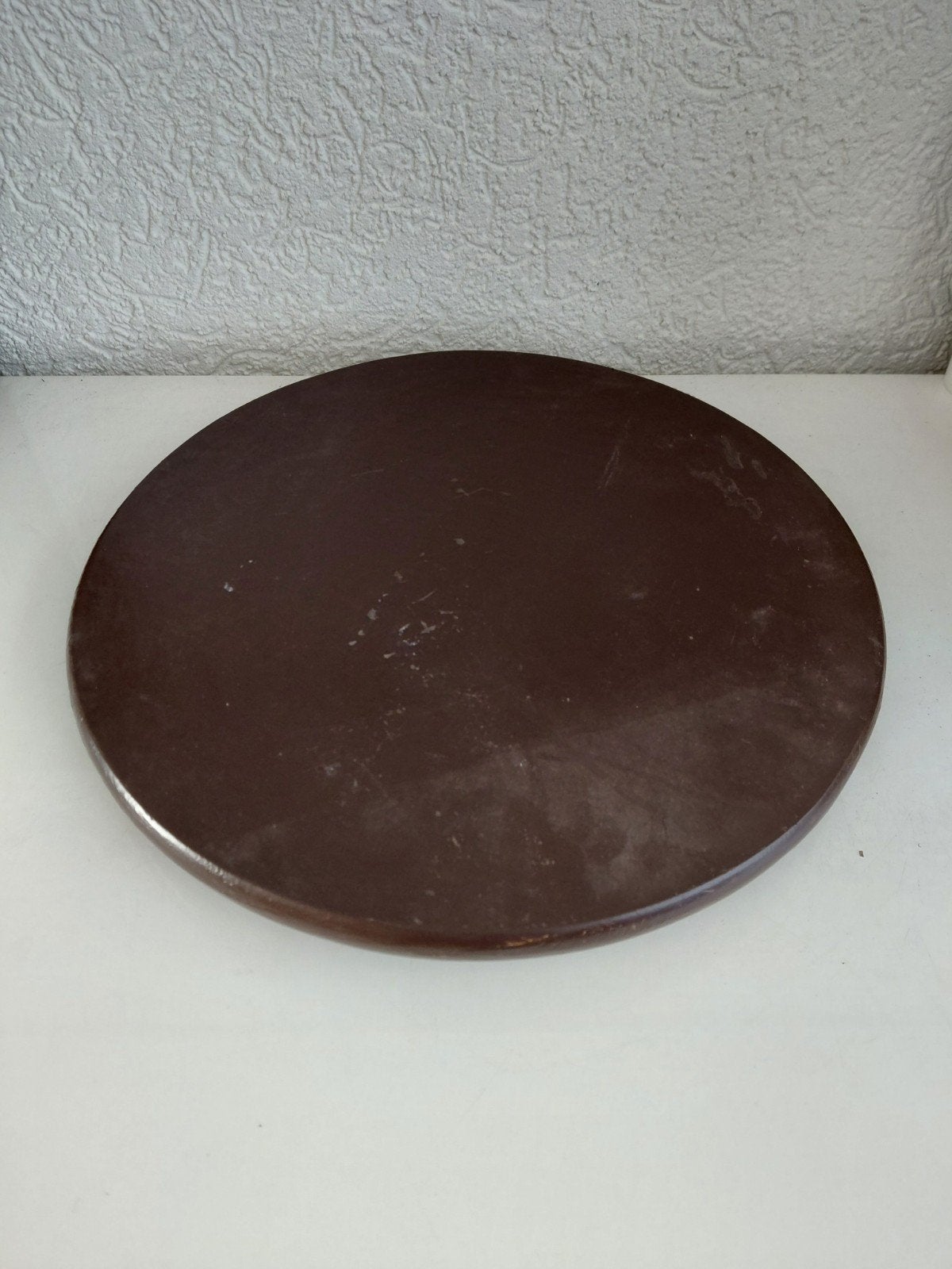 plateau, Ophalen of Verzenden, Rond, Hout