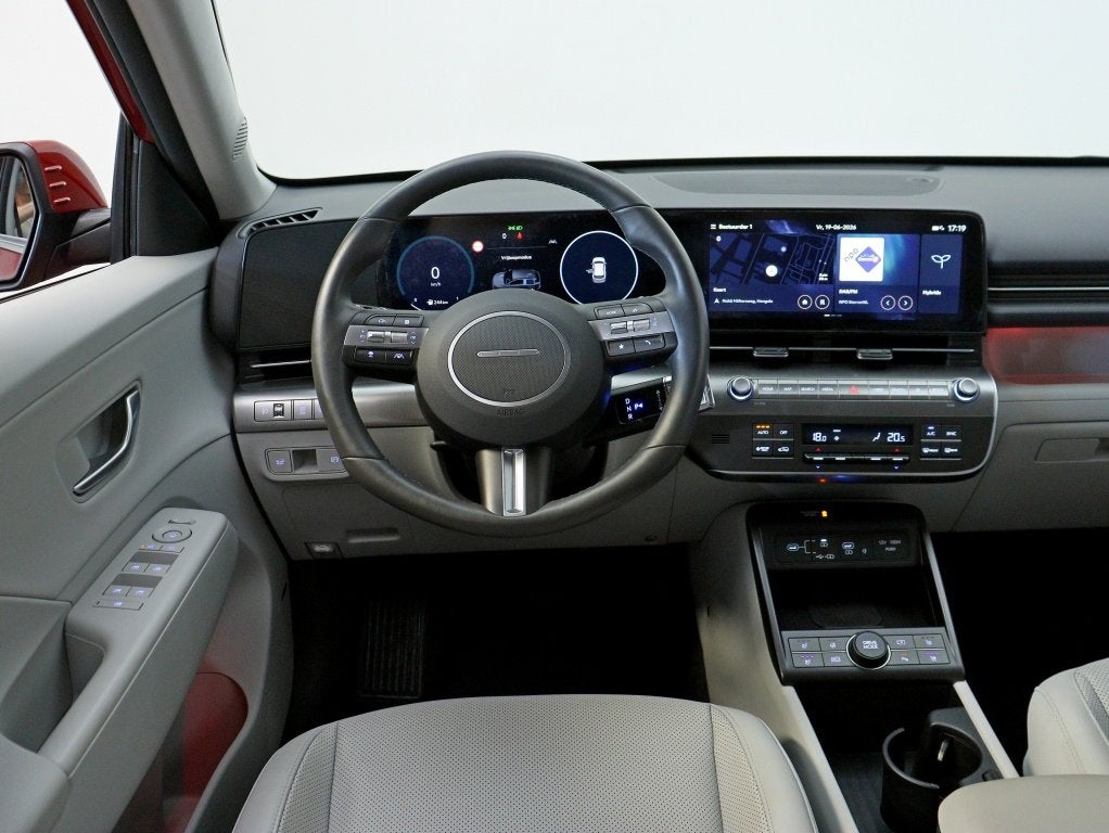 Hyundai KONA 1.6 GDI HEV Premium | Private Lease 579,- p.m., Auto's, Gebruikt, Euro 6, Adaptive Cruise Control, Leder en Stof