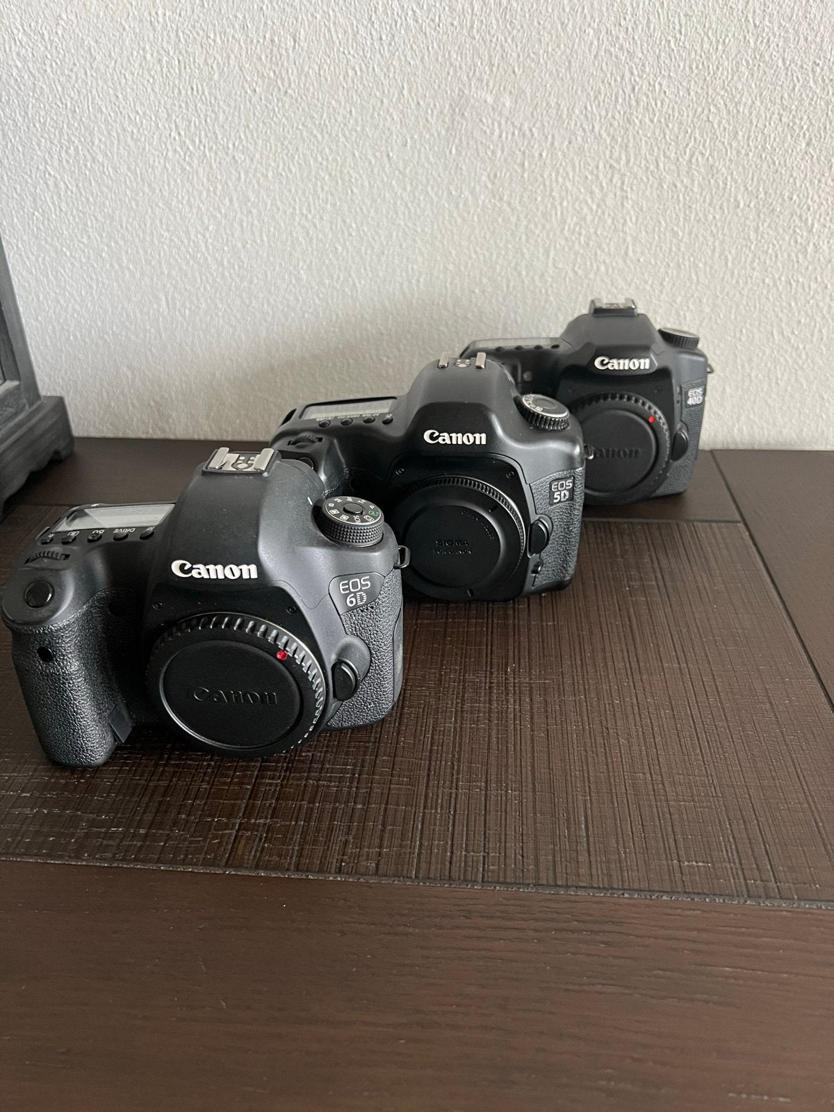 Canon EOS 6D, 5D en 40D spiegelreflexcamera's, Gebruikt, Spiegelreflex, Canon, Ophalen of Verzenden