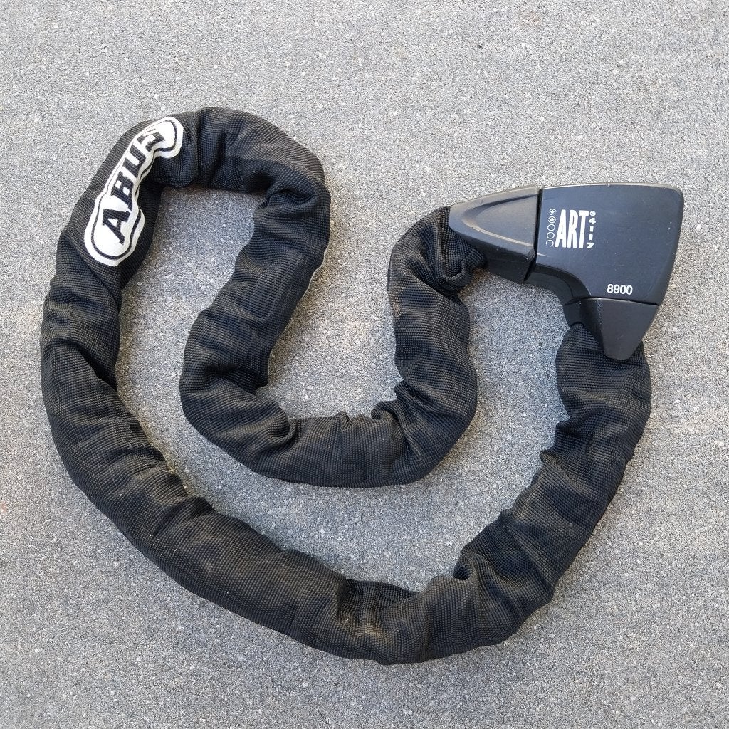 ABUS Kettingslot ART 8900 - Gebruikt, Fietsen en Brommers, Fietsaccessoires | Fietssloten, Ophalen, Gebruikt, Kettingslot