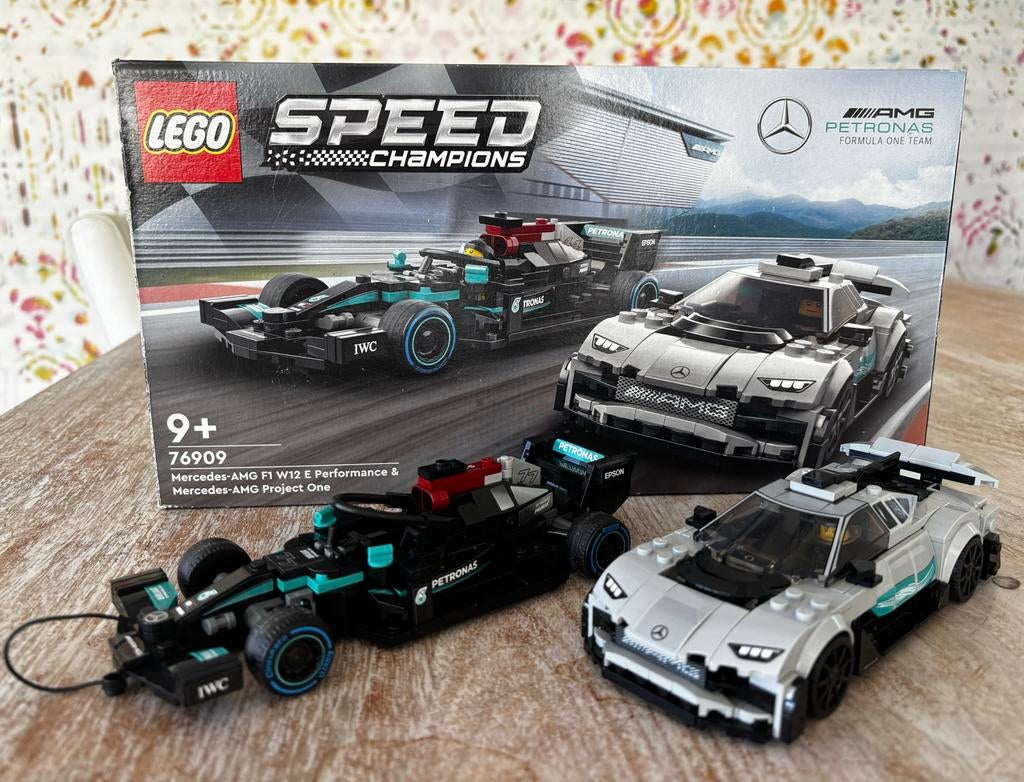 LEGO Speed Champions 76909 Mercedes-AMG F1 W12 E Performance, Ophalen of Verzenden, Zo goed als nieuw