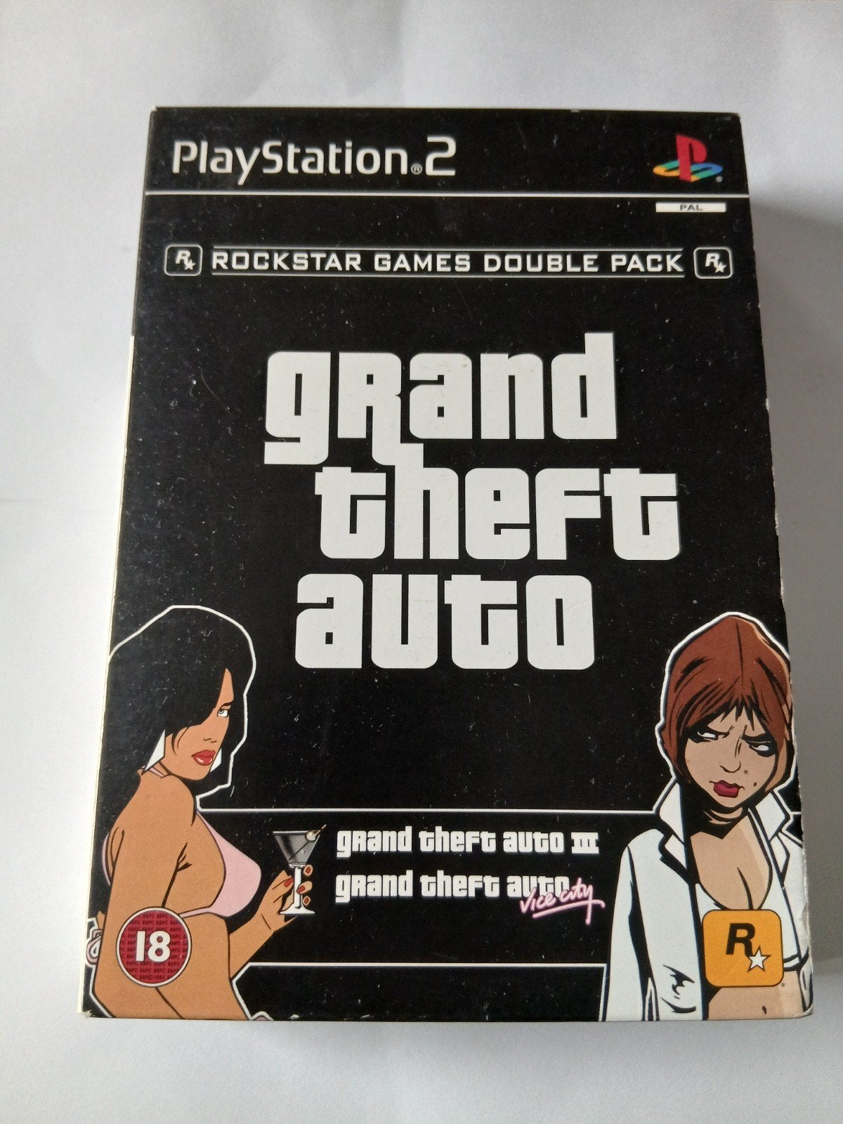 Grand Theft Auto Double Pack GTA 3 & Vice City Playstation 2, Spelcomputers en Games, Games | Sony PlayStation 2, Avontuur en Actie