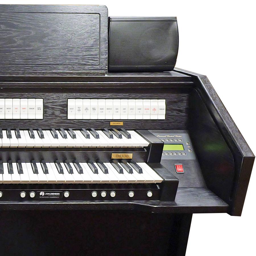 Content D4330 Zwart (Extra voice + MAS-systeem), Ophalen of Verzenden, Gebruikt, 2 klavieren, Orgel