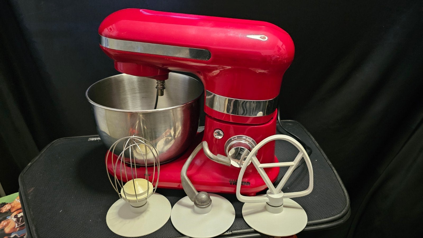 Tristar MX-4170 Keukenmachine - 4L RVS Kom, 4 liter of meer, 3 snelheden of meer, Ophalen of Verzenden, Zo goed als nieuw