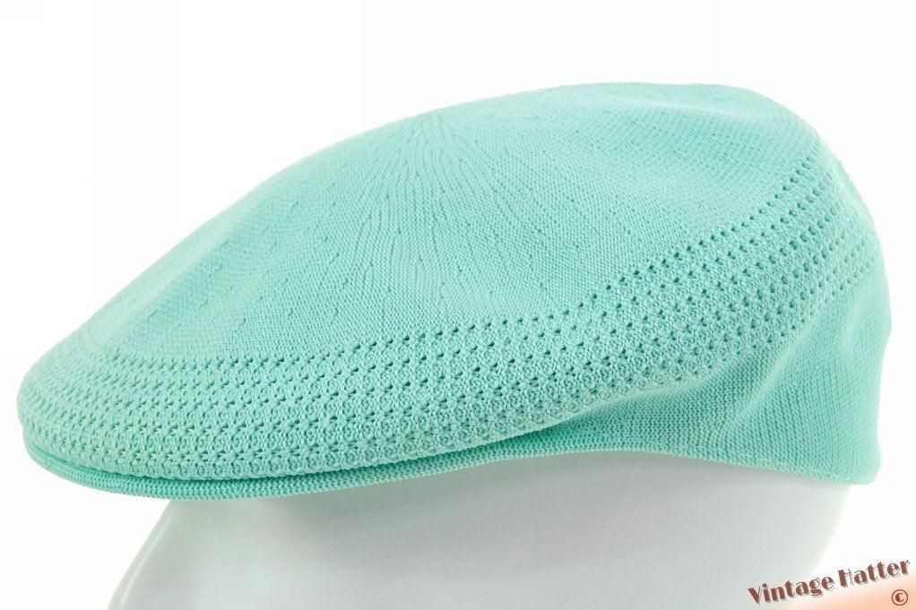 Platte pet Kangol Tropic Ventair mint groen S en M nieuw, Nieuw, Pet, 58 of 59 cm (L, 7¼ of ⅜ inch), Kangol Tropic Ventair 504