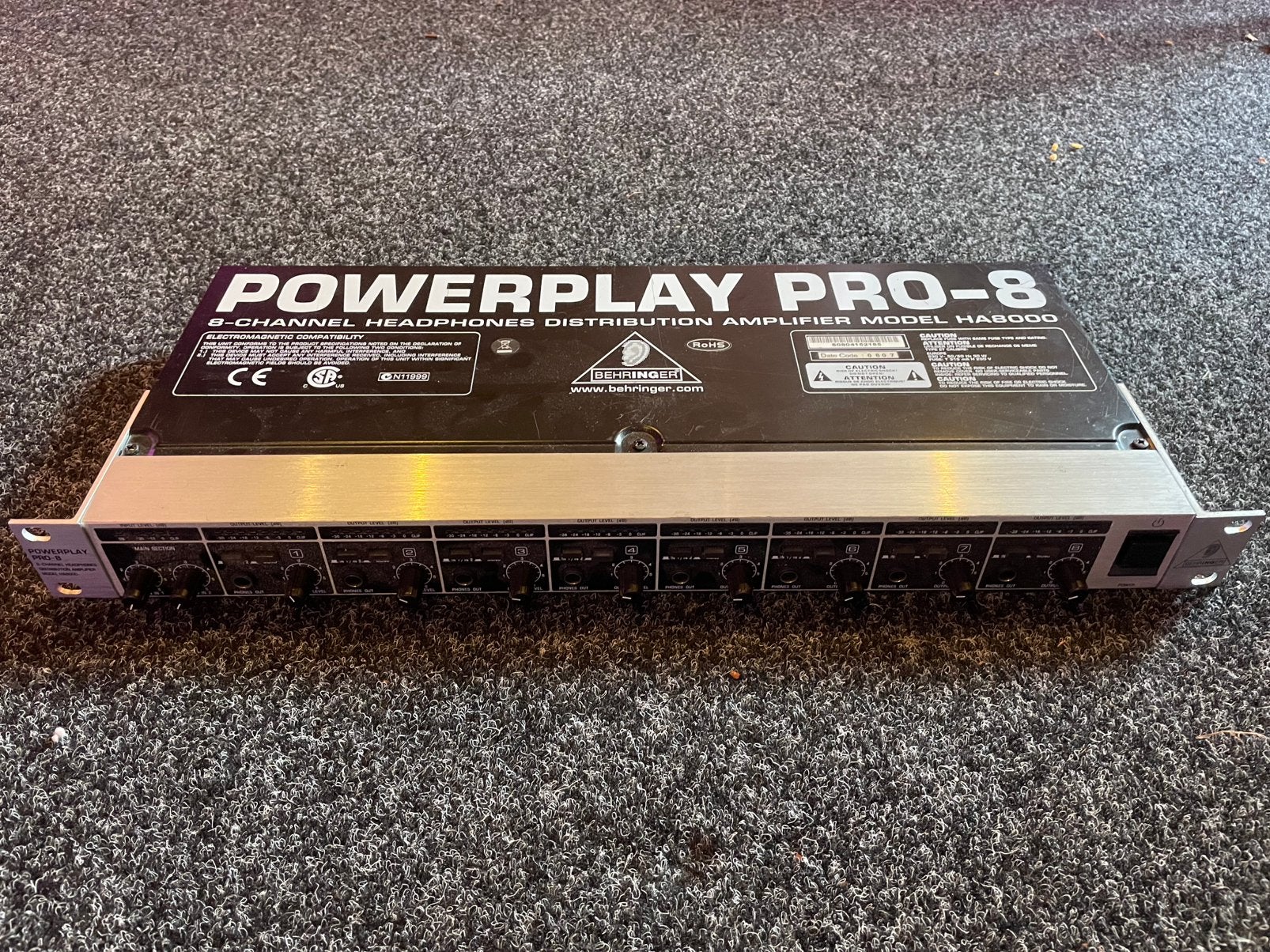 Beheringer Powerplay Pro-8, Ophalen, Zo goed als nieuw