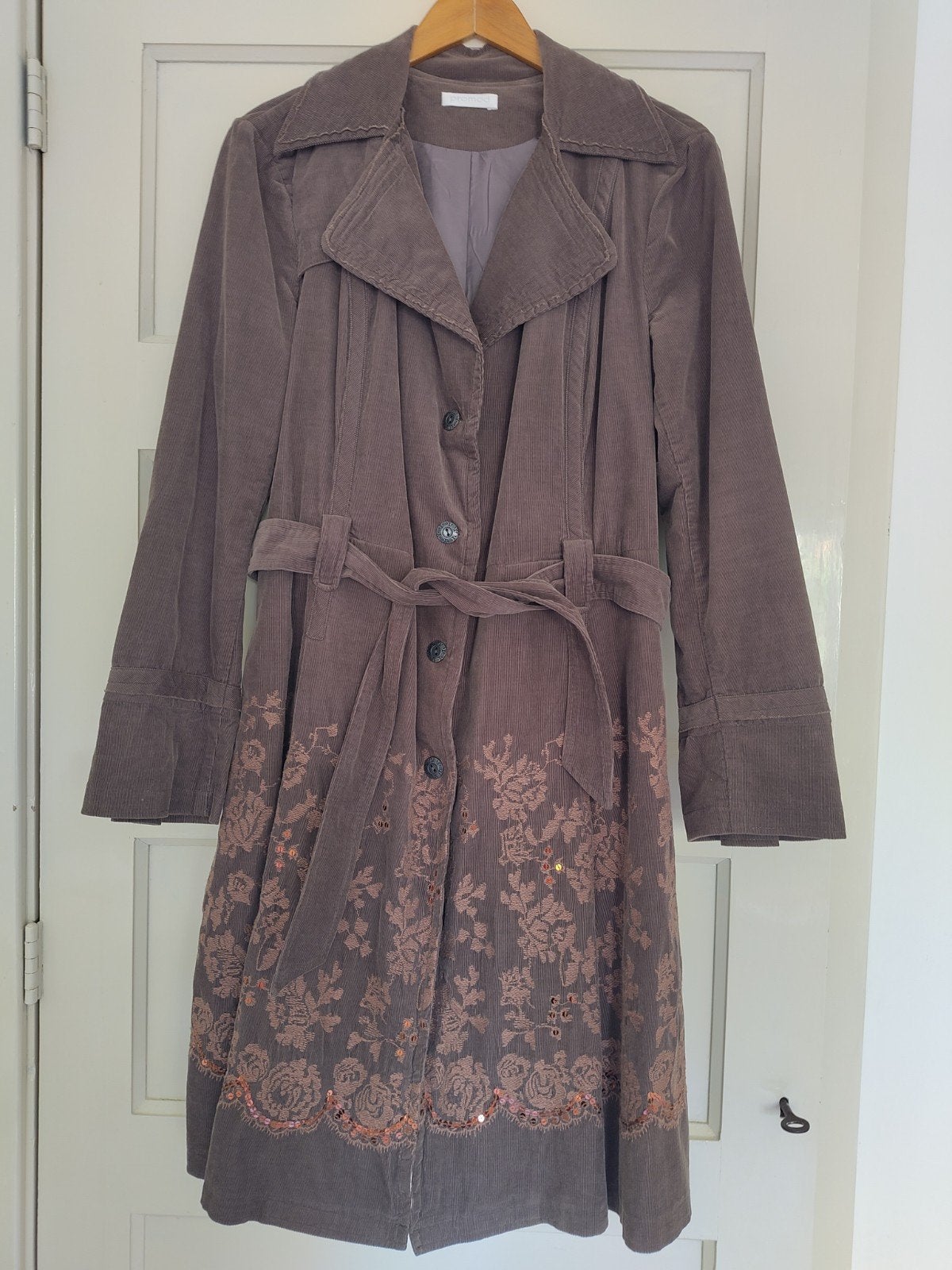 Prachtige bruine jas voor het najaar, Promod maat 42, Kleding | Dames, Bruin, Maat 42/44 (L), Zo goed als nieuw, Promod