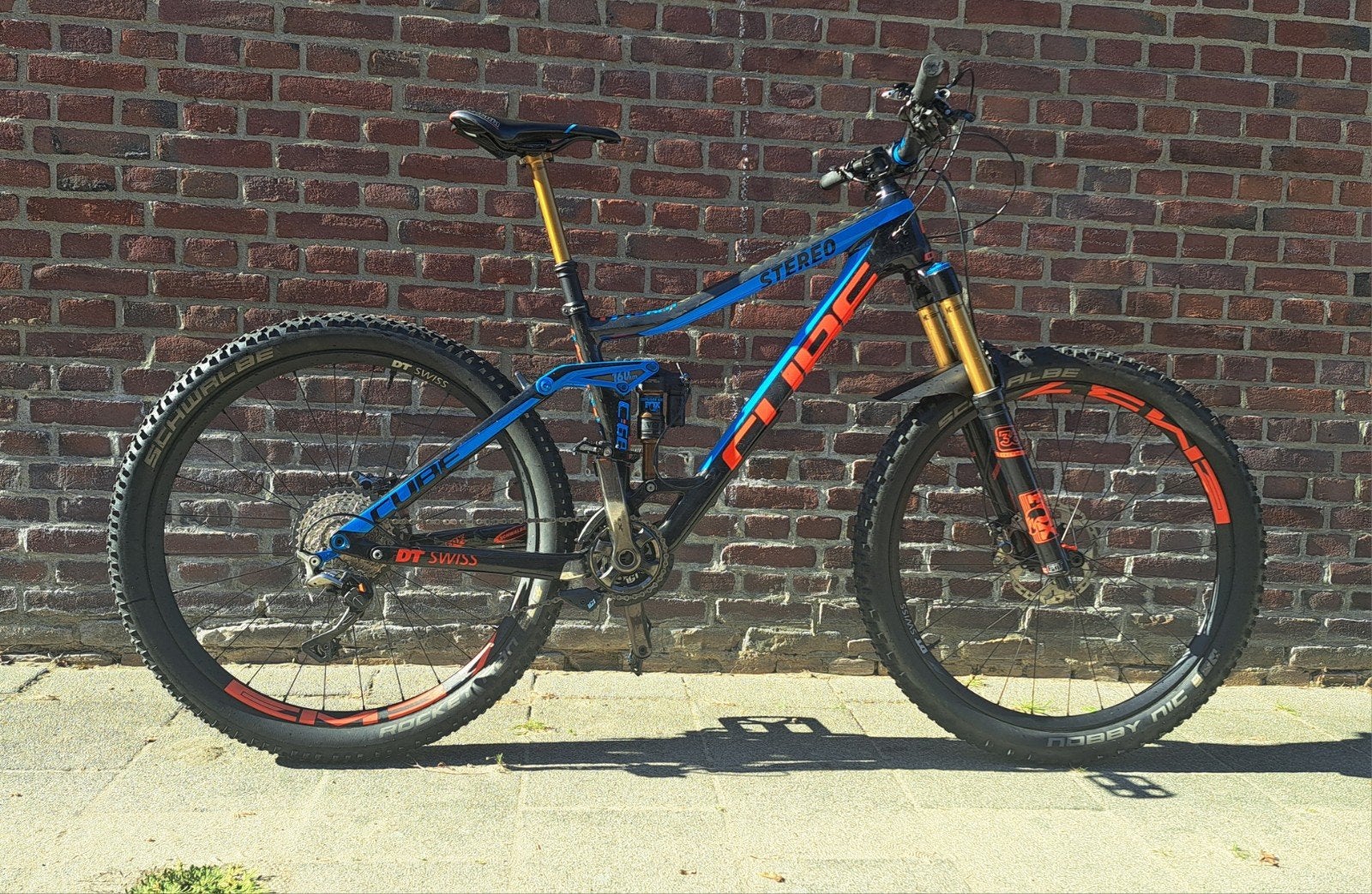 CUBE Stereo 160 C:68 Action Team 27.5 Size M, Fietsen en Brommers, Fully, Zo goed als nieuw, Schijfrem, Ophalen