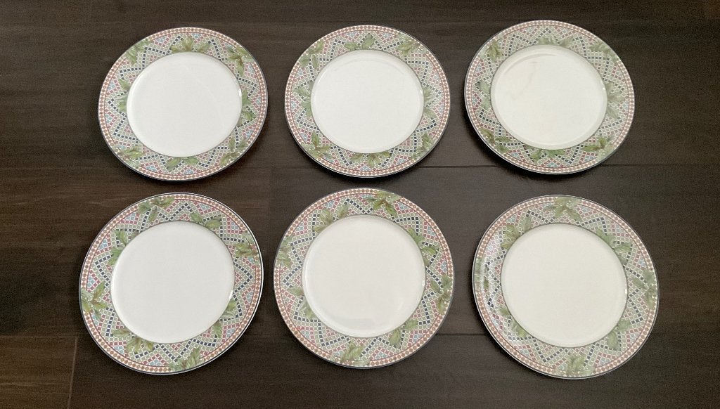 6 borden en vleesschaal Hutschenreuther decor Hazienda, Ophalen of Verzenden