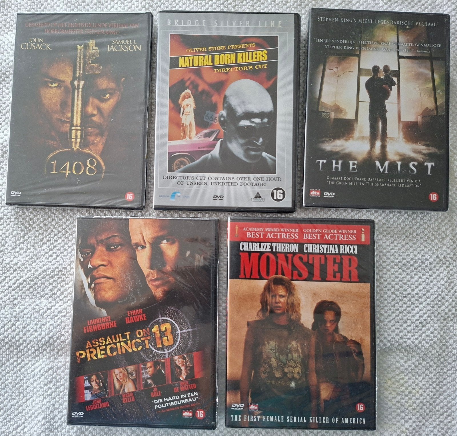DVDS. TOPFILMS. NOG GESEALD. THRILLER HORROR. 2 EURO P STUK., Vanaf 16 jaar, Ophalen of Verzenden, Zo goed als nieuw