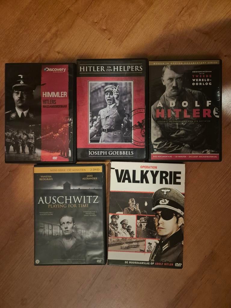 WOII DVD Collectie: Hitler, Himmler, Auschwitz, Vanaf 16 jaar, Ophalen of Verzenden, Zo goed als nieuw, Politiek of Geschiedenis