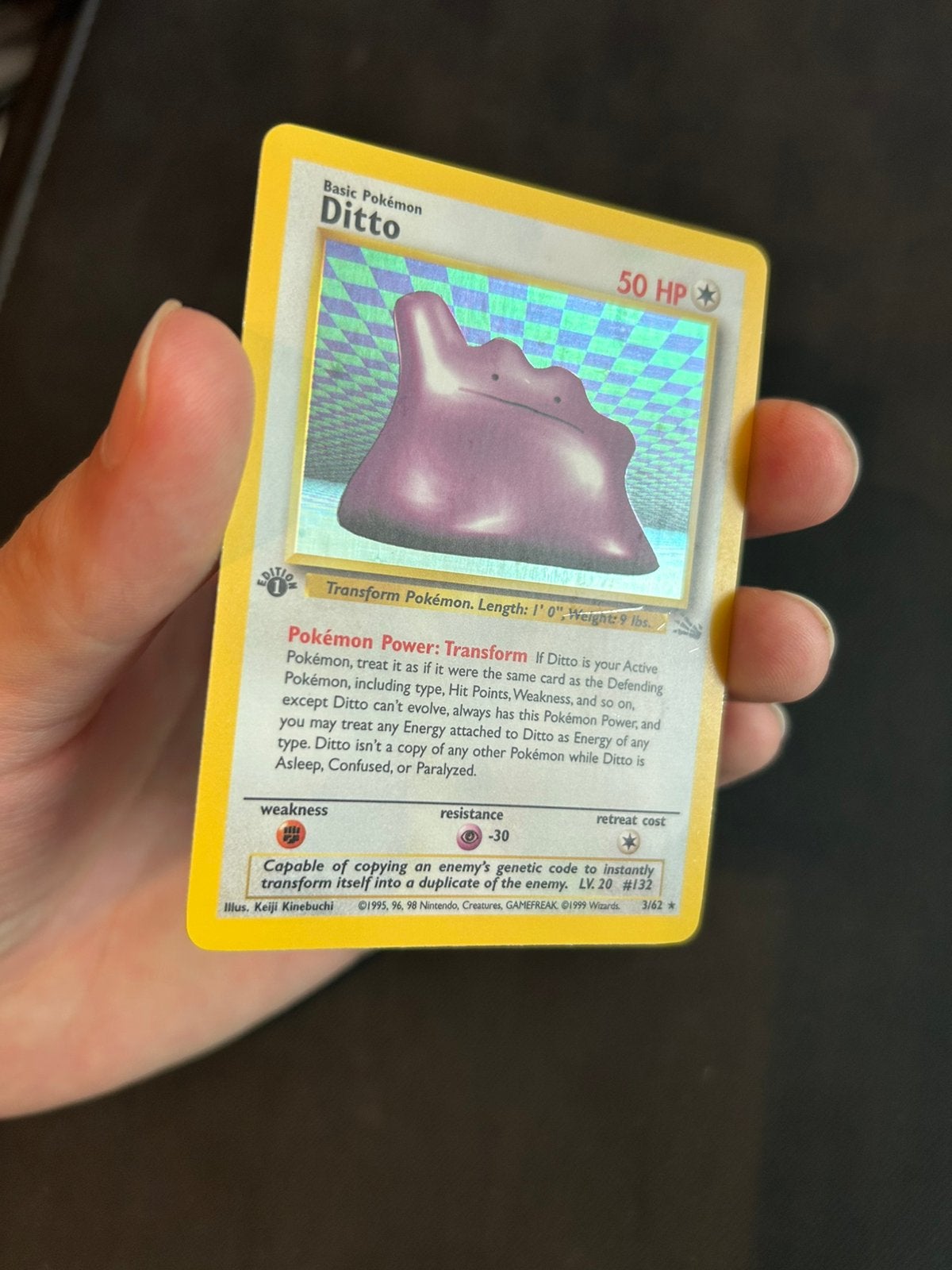 Dittio 1st edition holo, Ophalen of Verzenden, Nieuw, Losse kaart, Foil