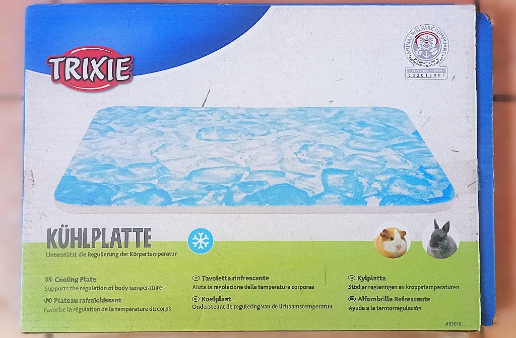 2x Trixie keramische koelplaat - cavia konijn - 28,5x20,5 cm, Ophalen of Verzenden, Nieuw, Verzorging