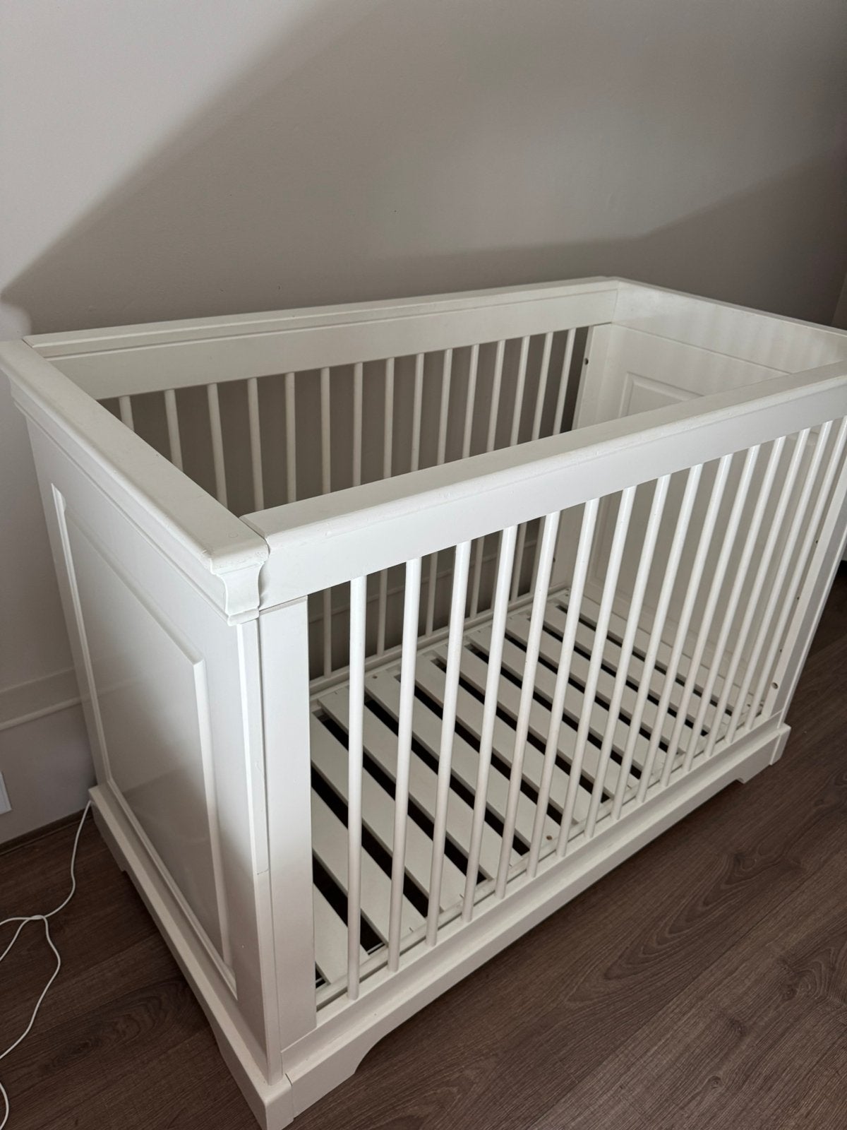 Kidsmill Chateau Ledikant 60x120 cm - Wit, Ophalen, Zo goed als nieuw, Jongetje of Meisje