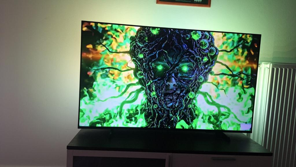 55 inch Phillips ambilicht smart televisie, Audio, Tv en Foto, Televisies, Philips, 50 Hz, Ophalen of Verzenden, Zo goed als nieuw