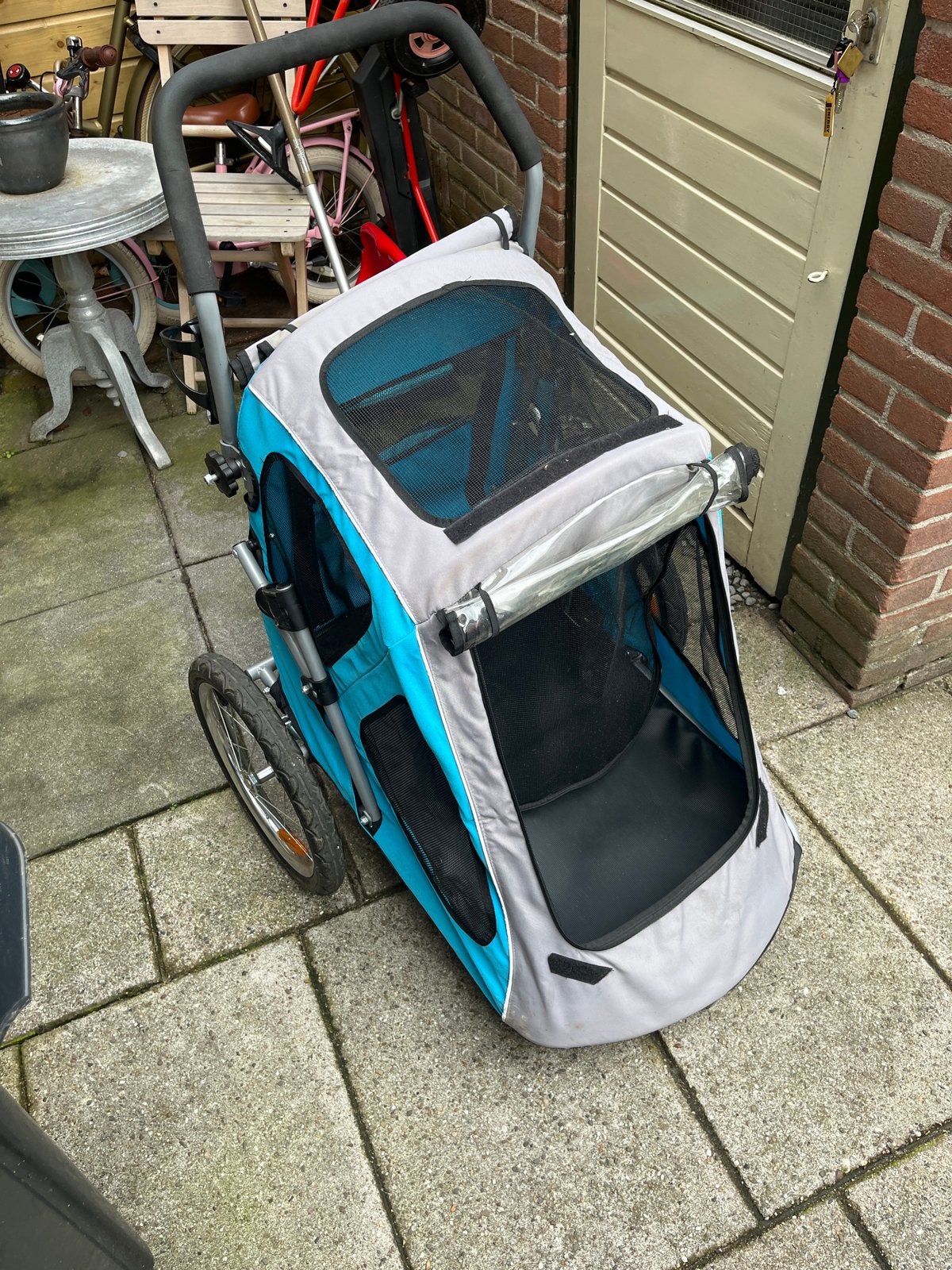Hondenfietskar / Hondenbuggy, Fietsen en Brommers, Gebruikt, Opvouwbaar, 20 tot 40 kg, Ophalen of Verzenden