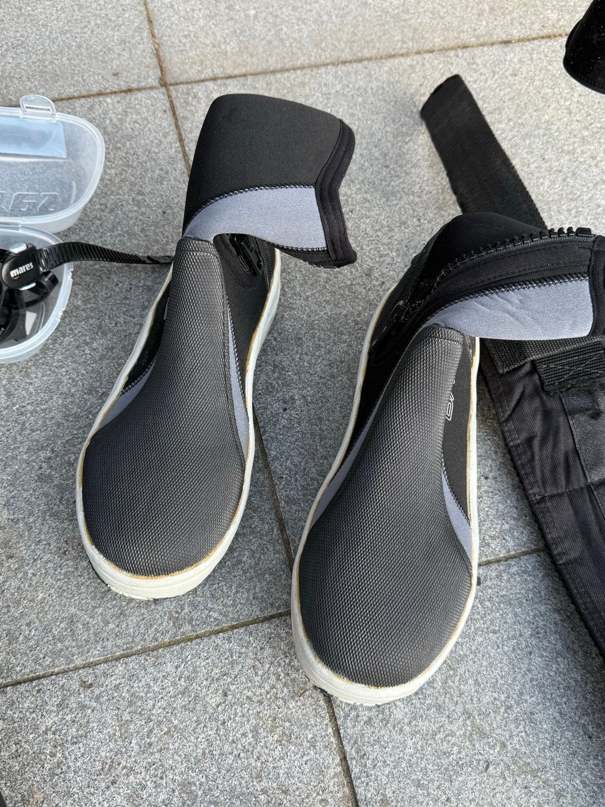 Complete Duikuitrusting: Duikpak, Vliezen, Bril, Handschoene, Ophalen of Verzenden, Gebruikt, Duikpak