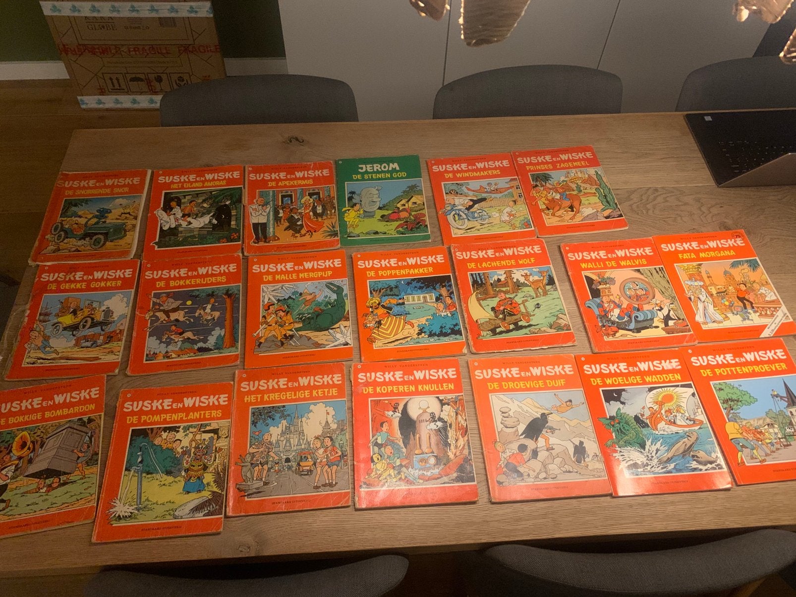 Suske en Wiske stripboeken 19x, Meerdere stripboeken, Ophalen of Verzenden, Gelezen