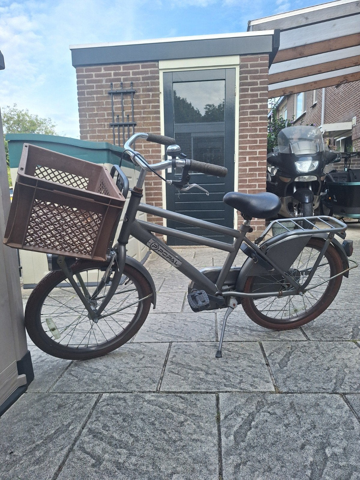 Popal Daily Dutch Basic fiets 20 inch met krat, Fietsen en Brommers, Ophalen, Gebruikt, 20 inch